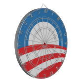 Obama Logo Dart board Dartbord (Voorkant Links)