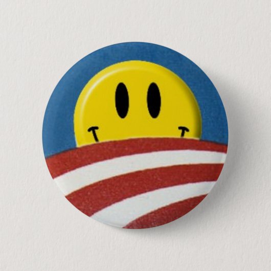 Obama Logo Face Button (Voorkant)