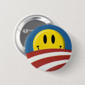 Obama Logo Face Button (Voorkant /achterkant)