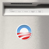 Obama Logo Magneet (Insitu (Vaatwasser))