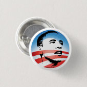 Obama Logo - Plain Ronde Button 3,2 Cm (Voorkant /achterkant)