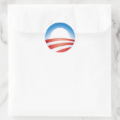 Obama Logo Ronde Sticker (Tas)