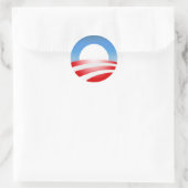 Obama Logo Ronde Sticker (Tas)