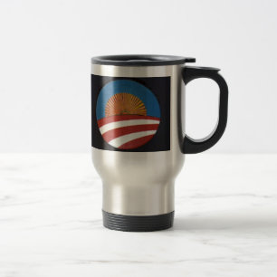 Obama Logo Sun Rise Travel Mug Reisbeker