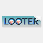 Obama Looter Bumpersticker (Voorkant)