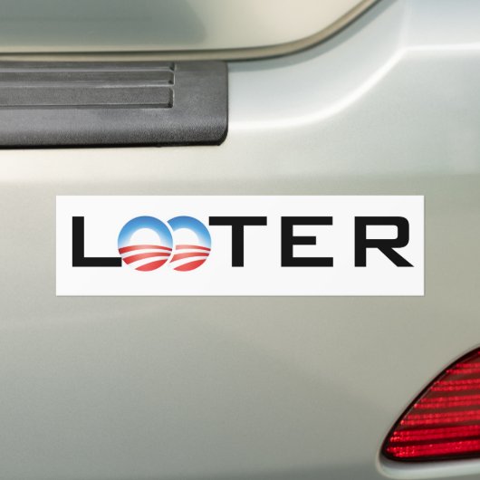 Obama Looter Bumpersticker (Op auto)