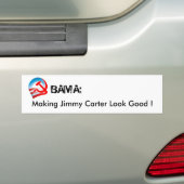 OBAMA maakt Jimmy Carter er goed uitzien Bumpersticker (Op auto)