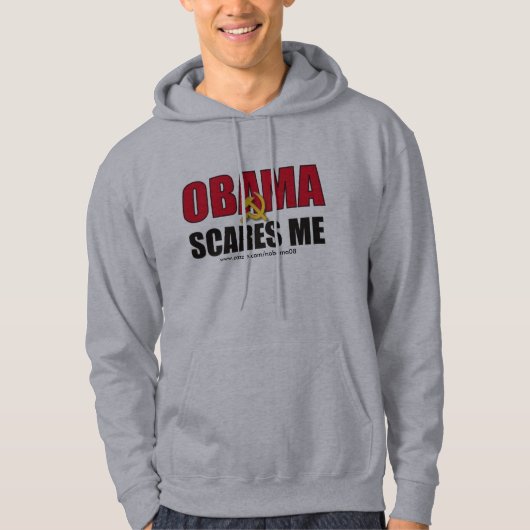 Obama maakt me bang - Gepersonaliseerd Hoodie (Voorkant)