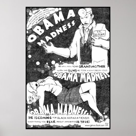 Obama Madness Poster (Voorkant)