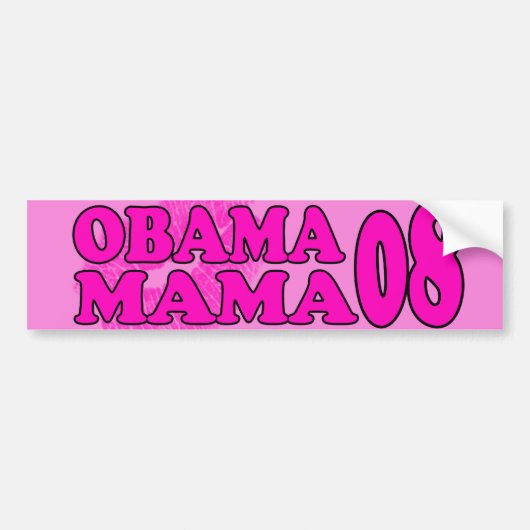Obama Mama Bumpersticker (Voorkant)