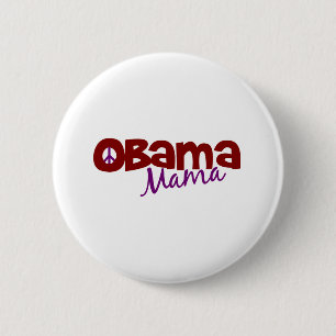 Obama Mama Ronde Button 5,7 Cm