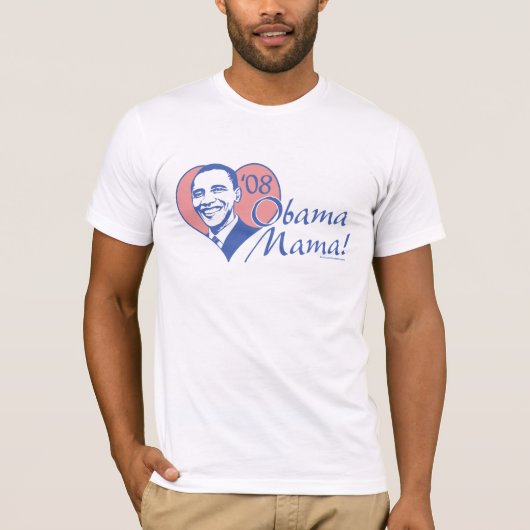 Obama Mama Shirt  (Voorkant)