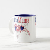 Obama Mama Tweekleurige Koffiemok (Voorkant links)