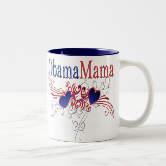 Obama Mama Tweekleurige Koffiemok (Rechts)