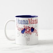 Obama Mama Tweekleurige Koffiemok (Links)
