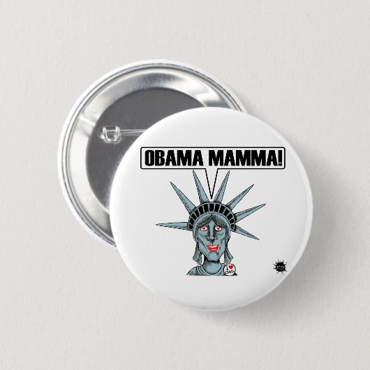 Obama Mamma Button (Voorkant /achterkant)