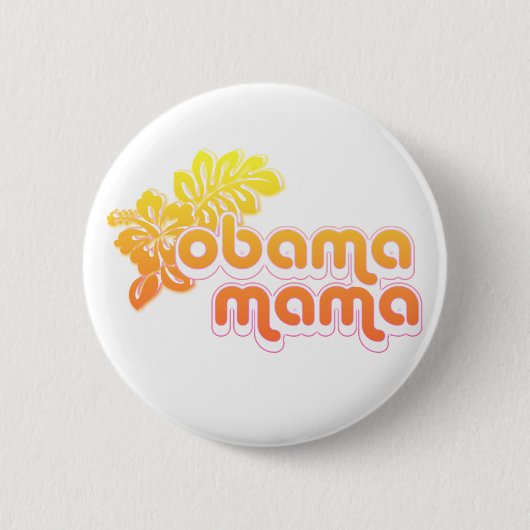 obama mamma ronde button 5,7 cm (Voorkant)