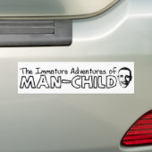 Obama Man-Child Bumpersticker (Op auto)