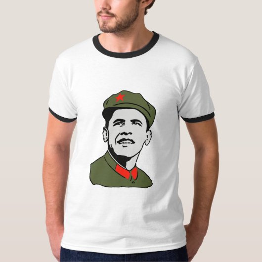 Obama Mao Ringer T-Shirt (Voorkant)