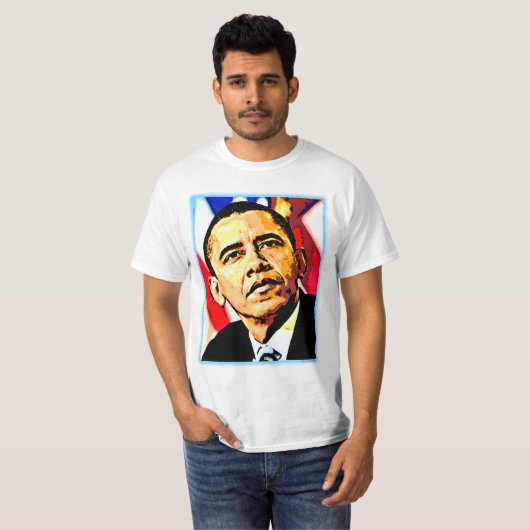 Obama Marker T-shirt (Voorkant volledig)