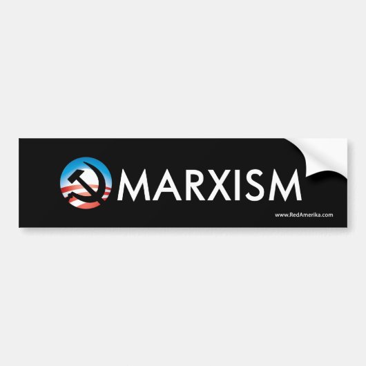Obama Marxism Hope Hammer Sticker (Voorkant)