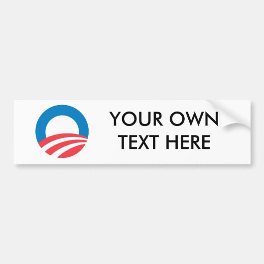 Obama Merchandise Bumpersticker (Voorkant)