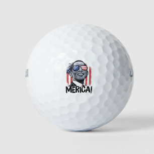 Obama Merica 4 juli Shirt voor Mannen Vrouwen Jong Golfballen