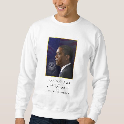 Obama met het Kennedy Herdenkingsshirt Trui (Voorkant)