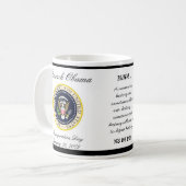 Obama met JFK - Coffee-Mok Koffiemok (Voorkant links)