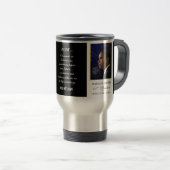 Obama met JFK - Coffee-Mok Reisbeker (Voorkant rechts)
