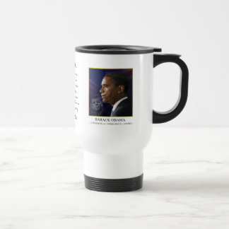 Obama met JFK - Travel Mug Reisbeker