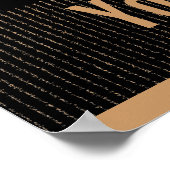 Obama met tekst - Poster - sjabloon (Hoek)