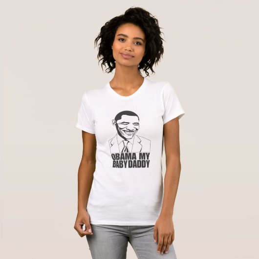 OBAMA Mijn Baby papa T-shirt (Voorkant volledig)