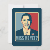 Obama Miss me? (Achterkant)