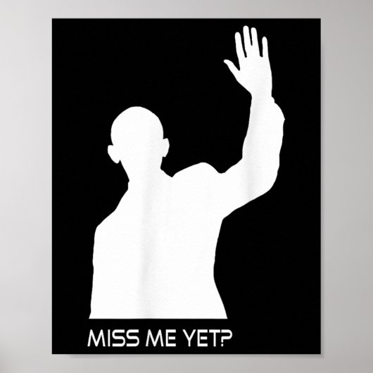 Obama mist me nog grappig poster (Voorkant)