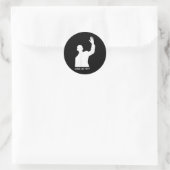 Obama mist me nog grappig ronde sticker (Tas)
