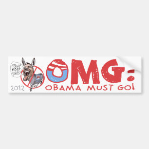 Obama moet 2012 gaan bumpersticker