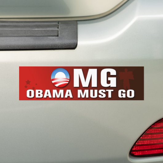 Obama moet Bumpersticker gaan (Op auto)