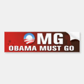 Obama moet Bumpersticker gaan (Voorkant)