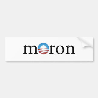 Obama Moron Bumpersticker