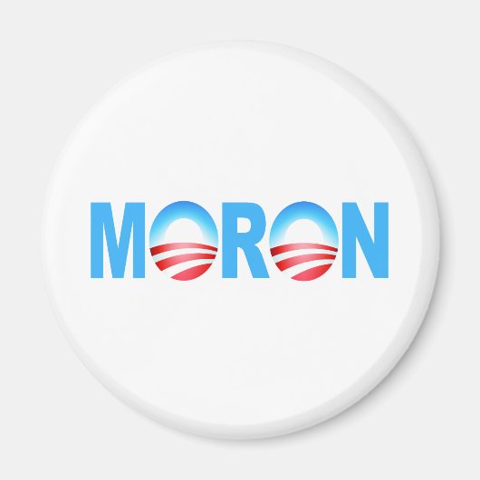OBAMA MORON MAGNEET (Voorkant)