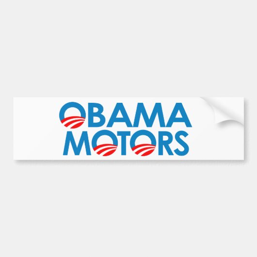 Obama Motors Bumpersticker (Voorkant)