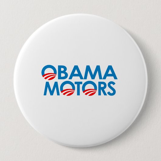 Obama Motors Ronde Button 4,0 Cm (Voorkant)