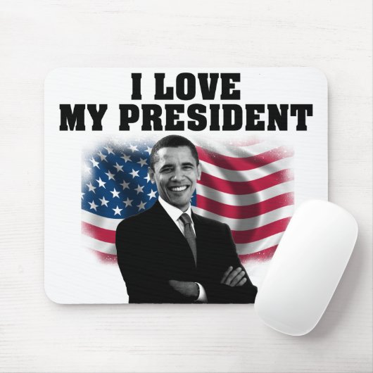 OBAMA MOUSEPAD MUISMAT (Met muis)