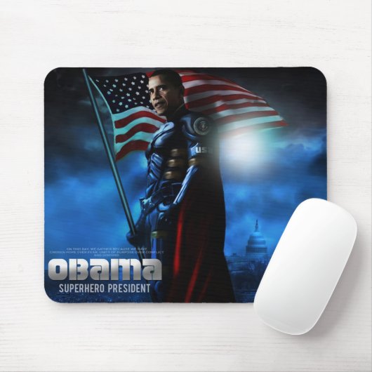 OBAMA MOUSEPAD MUISMAT (Met muis)
