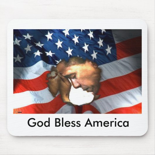 Obama mousepad muismat (Voorkant)