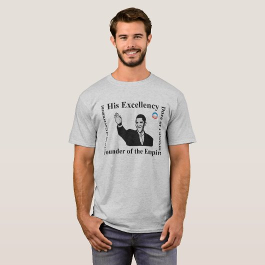 Obama Mussolini T-Shirt (Voorkant volledig)