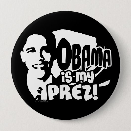 Obama My Prez Button (Voorkant)