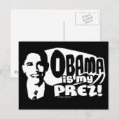 Obama My Prez Post-kaarten Briefkaart (Voorkant / Achterkant)