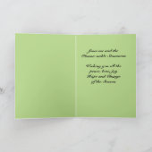 Obama-nable Snowman Christmas Kaart (Binnen)